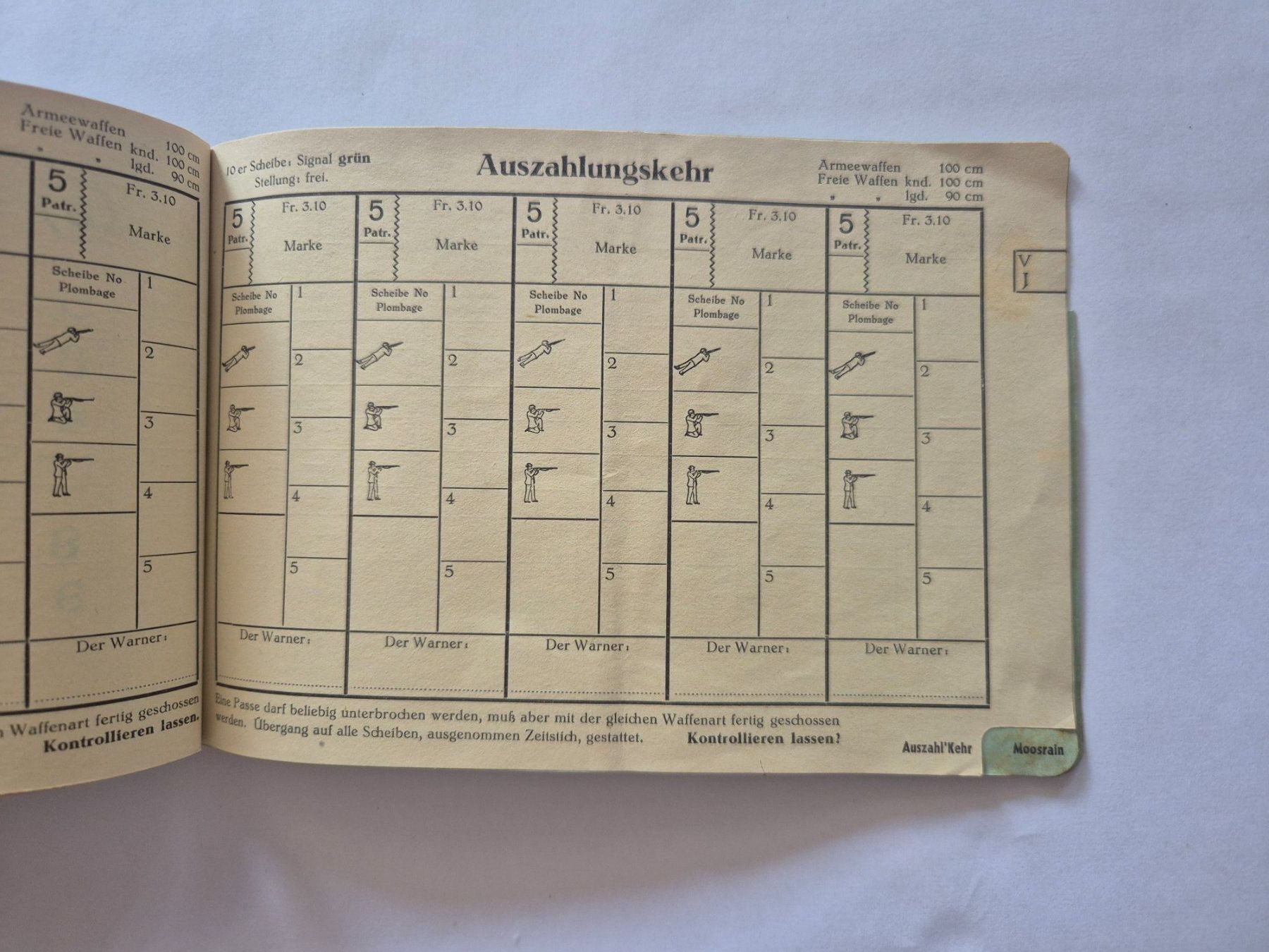 Documenti: Schiessbuchlein Oberaarg. Landesschiessen Herzogenbuchsee – Usato da Langendorf venduto da zvonu161 4