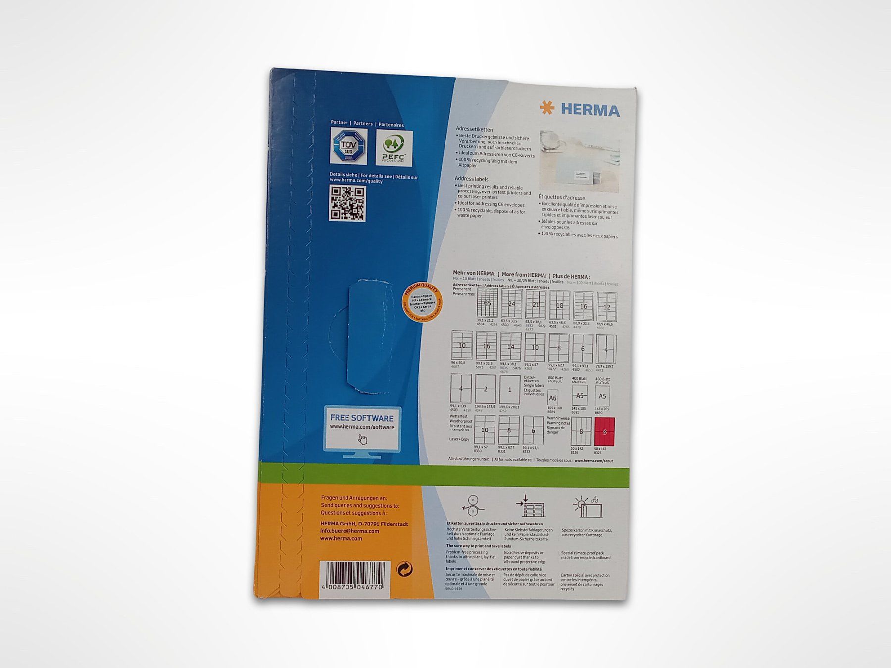 Sticker: HERMA Adressetiketten Nr. 4677 – Nuovo (secondo la descrizione) da Suhr venduto da Restwert_Suhr 2