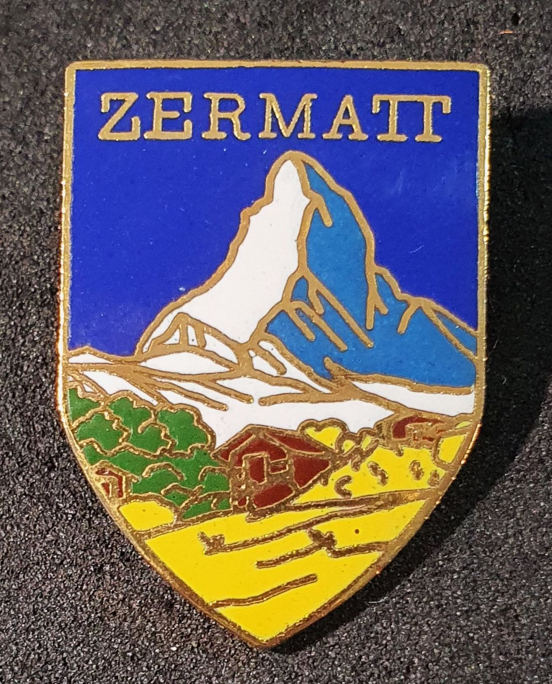 Plaketten & Abzeichen: GG206 - Pin Zermatt Matterhorn – Gebraucht aus Reinach BL von Boston-Verkauf