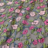 Viskose Devoré Stoff leicht 1.30x1.30m Gardino dei Fiori