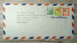 TR45 Enveloppe + Timbre Japon 1970