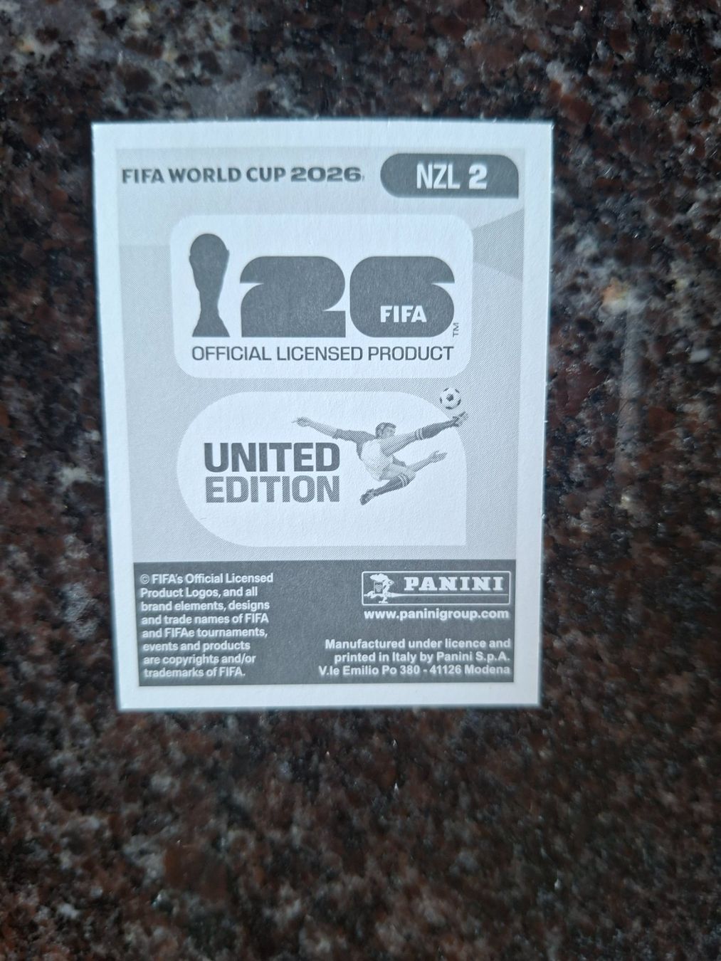 Panini Carte collezionabili: Panini Sticker WM 2026 - Max Crocombe NZL 2 – Nuovo (secondo la descrizione) da Erlinsbach venduto da pfunky 1
