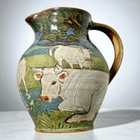 Pichet en grés Chloë Walters pour Poterie de Poisson