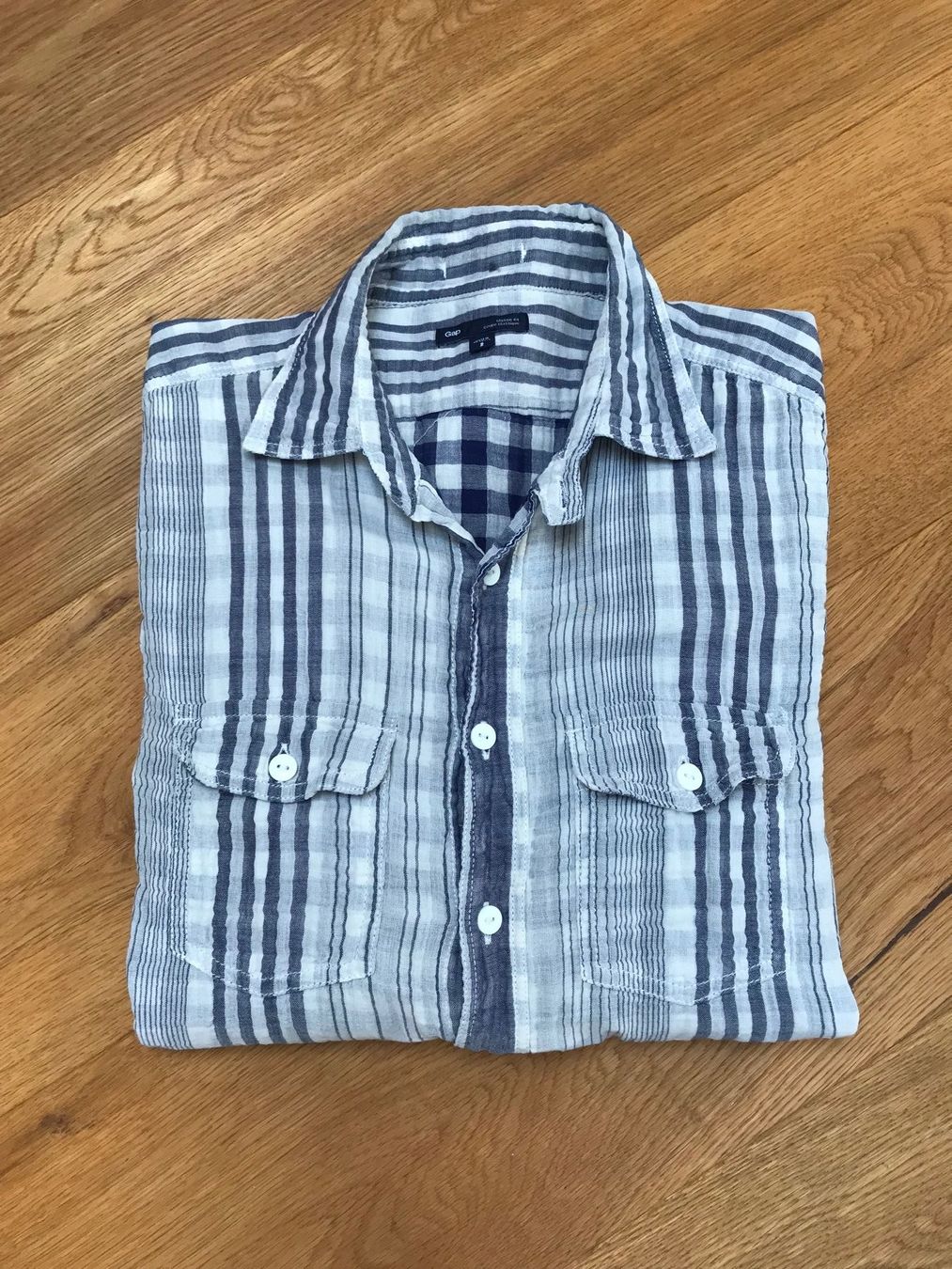 Gap Camicie: GAP gestreiftes Hemd Vintage-Look – Usato da Ossingen venduto da Orelius