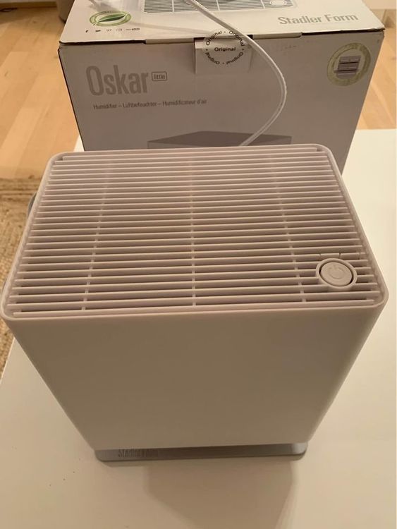Humidificateur D'air Stadler Form Oliver - Pour Pièces Jusqu'à 60 M², Ultrasons, Lampe UV, Mode Auto, Silencieux