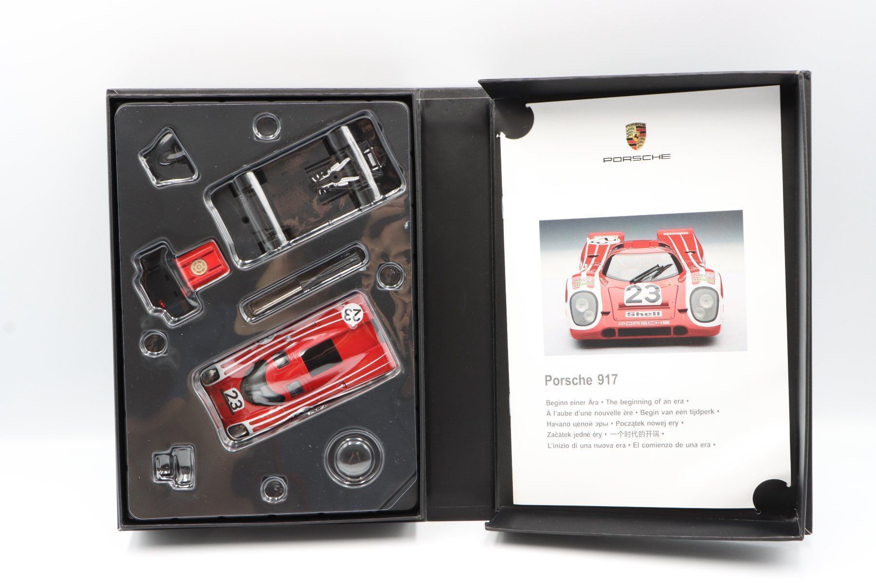 Porsche Modellini d'auto: Porsche 917 1:43 Thavus Bausatz – Nuovo e nell'imballaggio originale da Bühl b.Aarberg venduto da modelldiecast