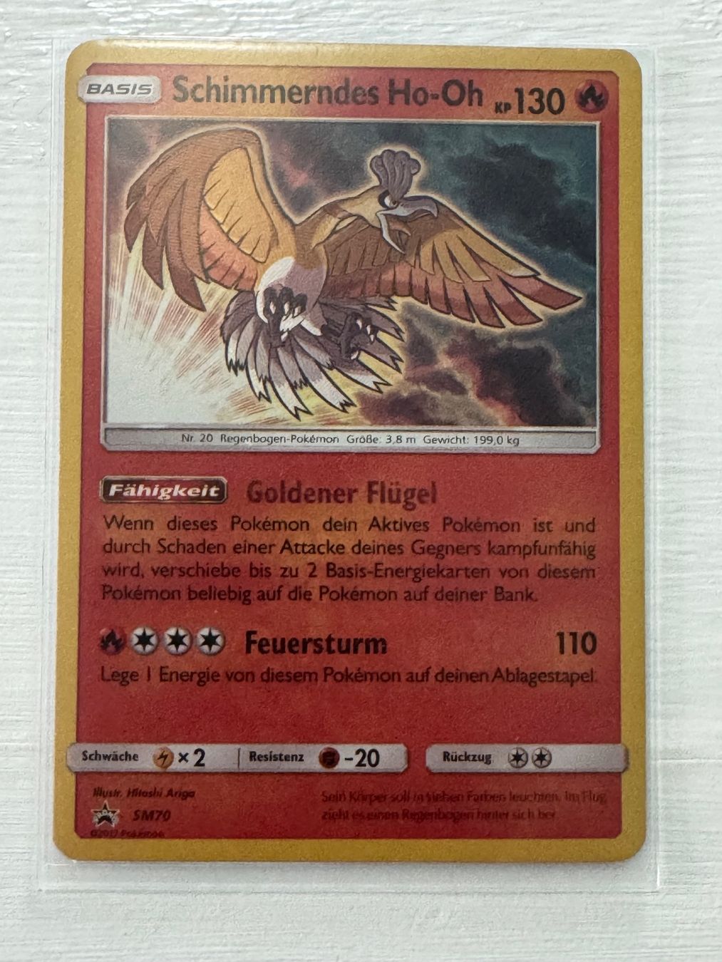 Pokémon Carte collezionabili: Schimmerndes Ho-Oh - SM70 DE – Usato da Schachen LU venduto da danb86