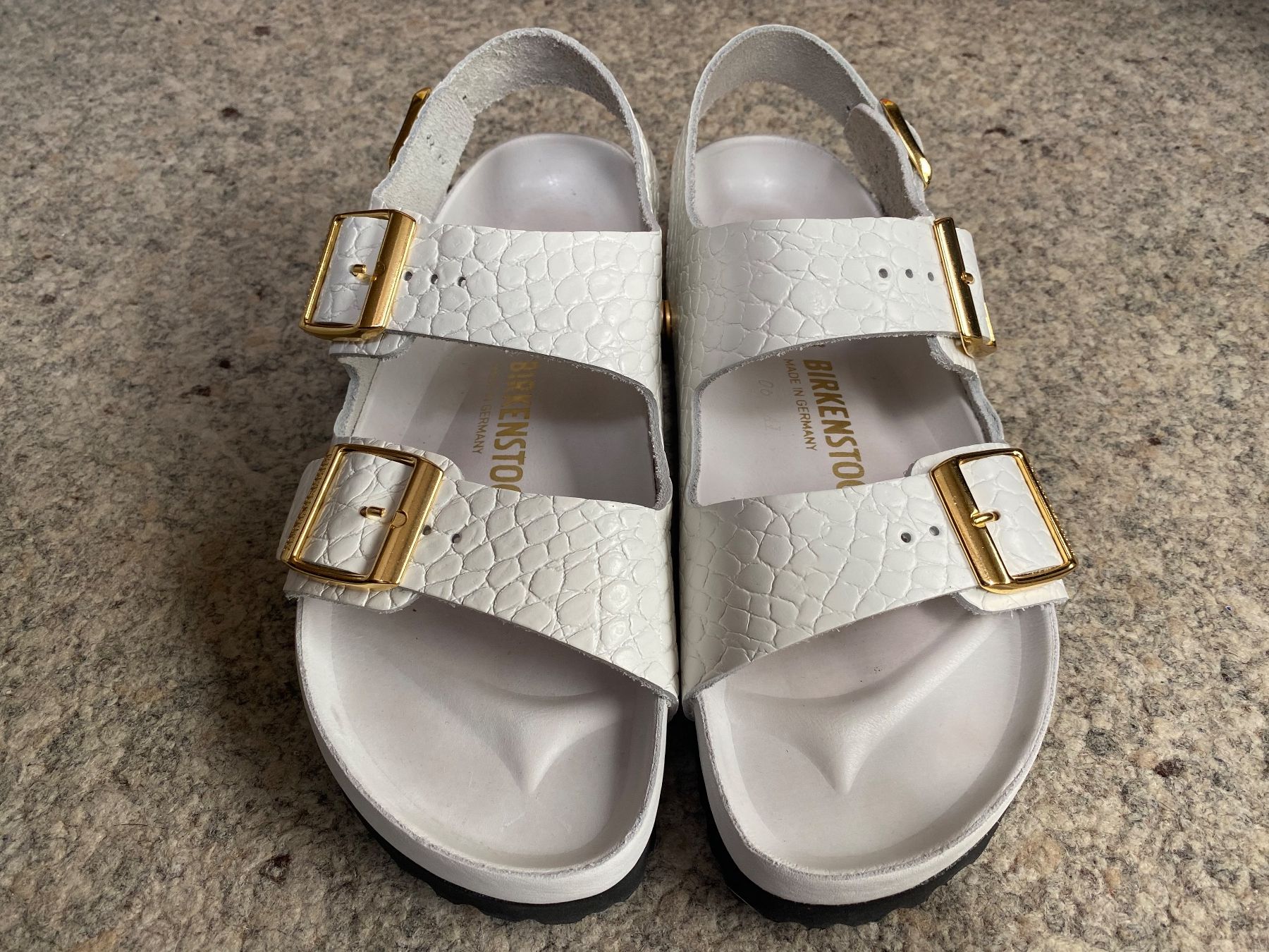 Birkenstock Scarpe da donna: Birkenstock Milano exquisite Gr. 40 – Nuovo (secondo la descrizione) da Wattwil venduto da edel88 4