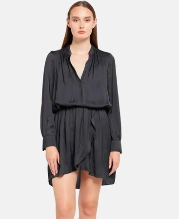 Robe Rinka Satin Noir Zadig&Voltaire