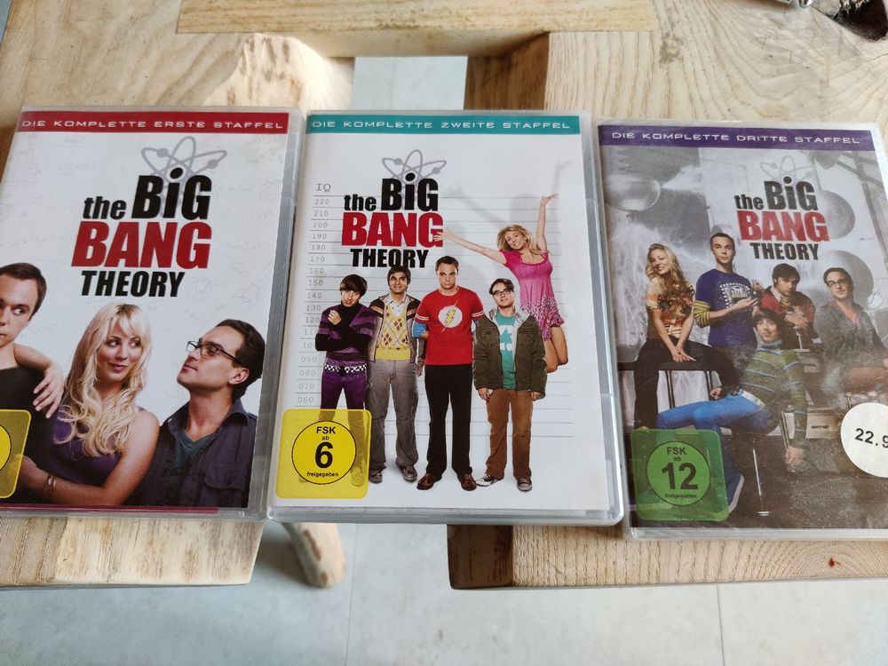 The Big Bang Theory die ersten drei Staffeln (Gebraucht) in Wiedlisbach ...