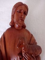 Holzschnitzerei Jesus der Schäfer