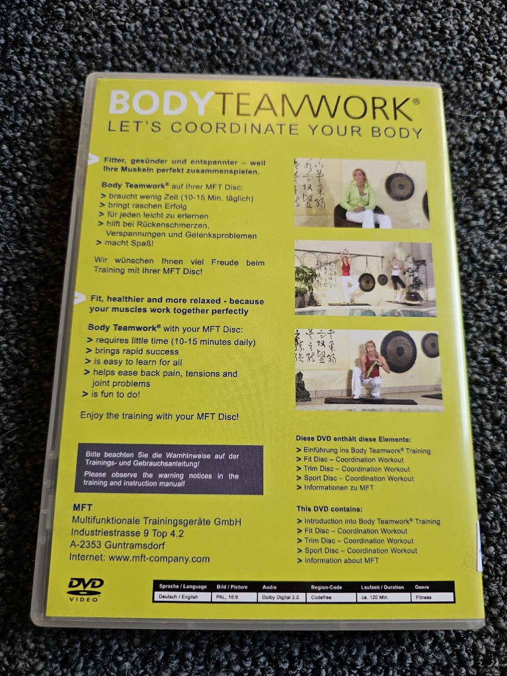 Tutti i DVDs: MFT Bodyteamwork DVD(16268) – Usato da Ruswil venduto da jan_bxl5 1