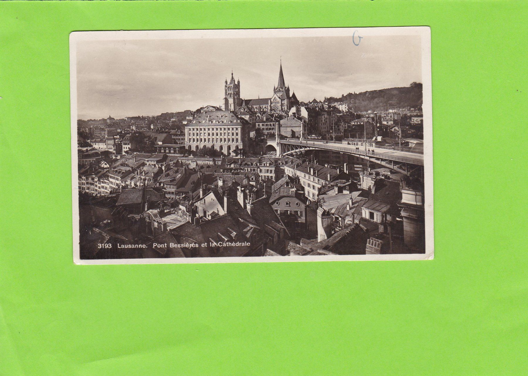 Cartoline postali: Lausanne-Pont – Usato da St. Peterzell venduto da neckertal