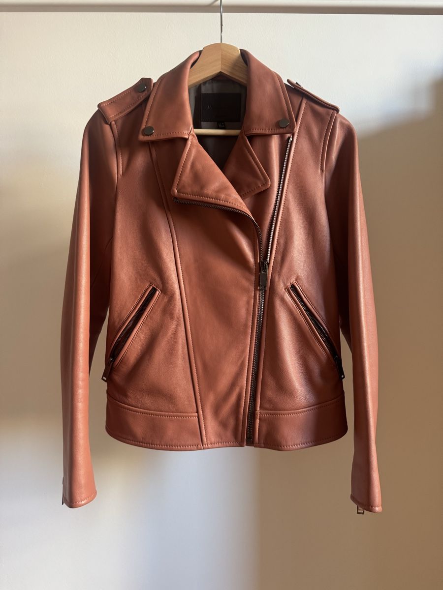 Massimo Dutti Jacken: Massimo Dutti Sheep Leather Jacket Brown Size XS – Neu (gemäss Beschreibung) aus Versoix von Bazanchiklovalova 4