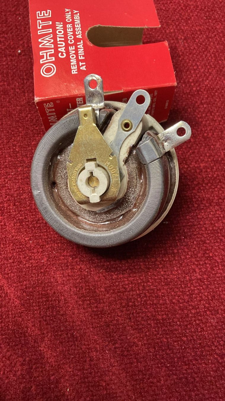 Componenti elettronici: Rheostat Drahtwiderstand Ohmite – Usato da Dietikon venduto da Rima57 2