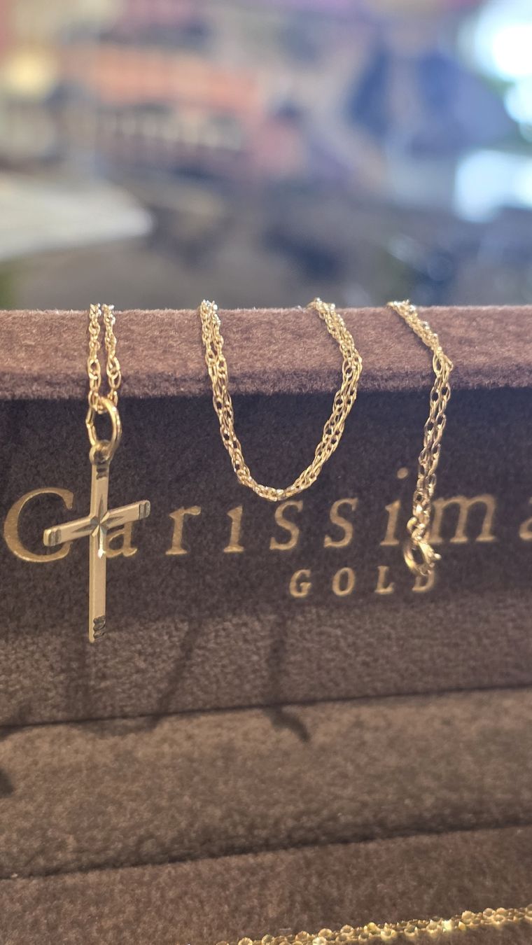 Ciondoli: Kreuz Gelbgold – Nuovo e nell'imballaggio originale da Hemmental venduto da GoldundGlanz 3