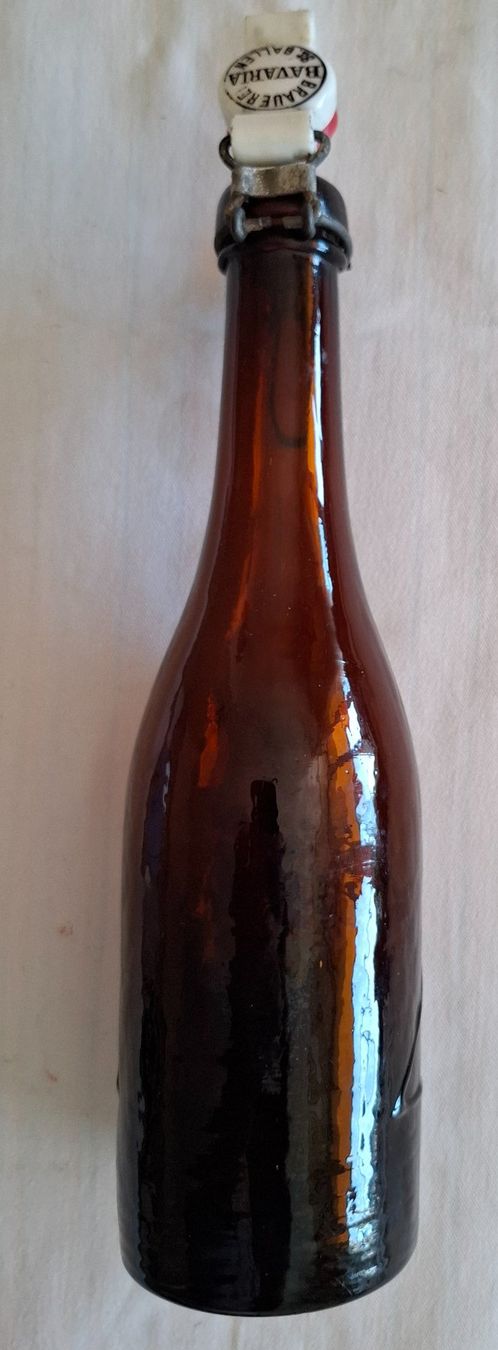 Bicchieri, Caraffe & Bottiglie: Bierflasche Bavaria St. Gallen ca. 1900 – Usato da Wil SG venduto da Clanx 1