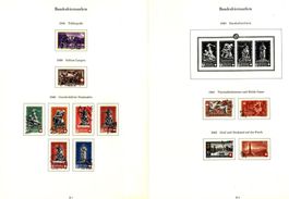 PRO PATRIA Slg.   mit  5 C. auf 8 Albumseiten (PP860)