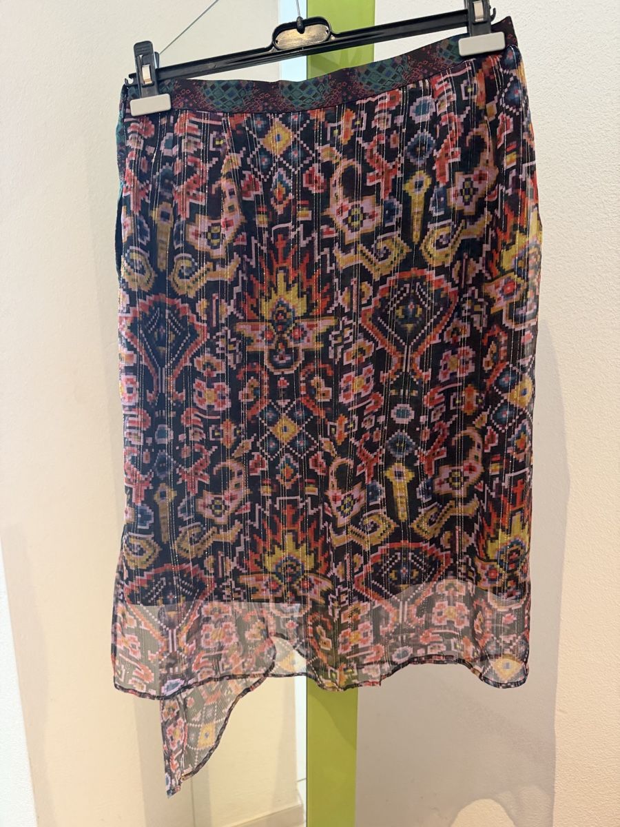 Dries Van Noten Gonne: Dries Van Noten Silk Wrap Skirt - Bohemian Pattern - Size 38 – Nuovo (secondo la descrizione) da Zürich venduto da Milo2021 4