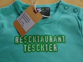 NEUER Body minth "Reschtaurant Teschter" Gr. 74/80 - 260732