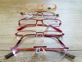 Lot 5 Brillen Gestelle vom Optiker Index Ceci W&K OU