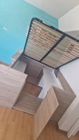 Kastenbett mit Stauraum & Lattenrost 140x200cm guter Zustand