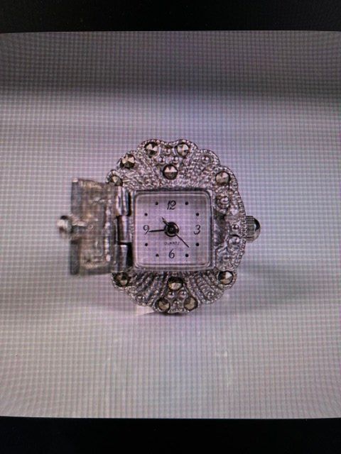 Ringe: BAGUE-MONTRE-STRASS-MéTAL GRIS – Gebraucht aus Evilard von nenette01 1