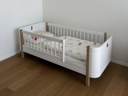 Oliver Furniture Wood Mini+ Babybett/Juniorbett mit Matratze