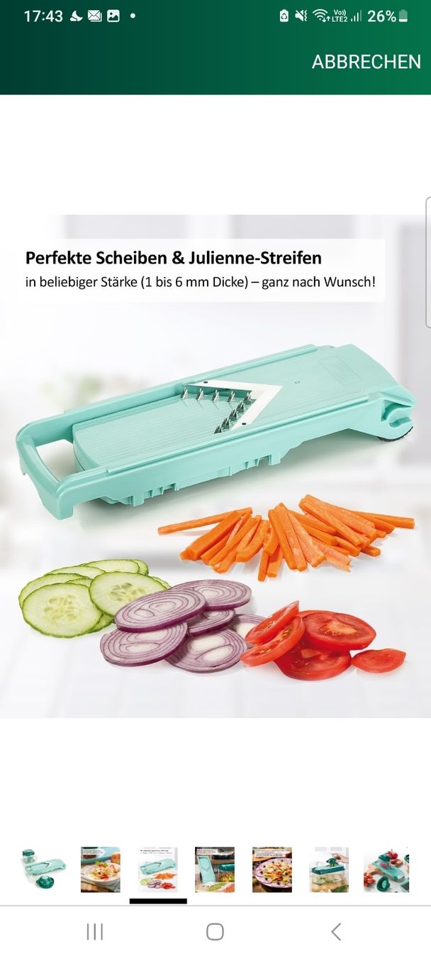 Appareils de cuisine: Nicer dicer fusion / Gemüsehobel – Neuf (Voir description) à Schinznach Bad par Steffi1976 2