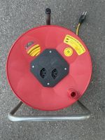 Kabelrolle Uni K52 25 Meter gelbes Kabel gebraucht