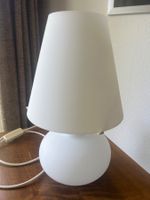 Murano Due Lampe, weisses Glas, Italienisches Design
