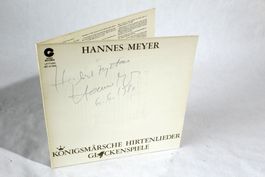 HANNES MEYER Glockenspiele, LP 11 085, 1979, NM/NM Signiert!