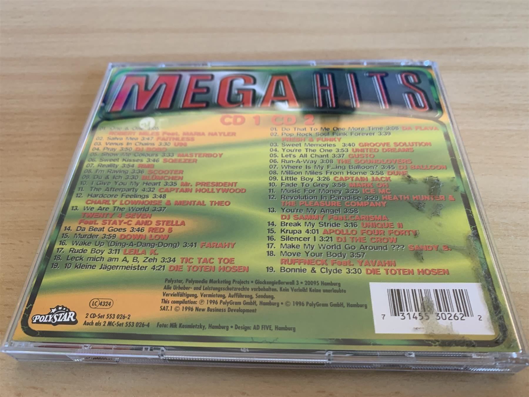 CD: Mega Hits 96 Die Dritte - 2 CD – Usato da Rikon im Tösstal venduto da Alpenmutz 1