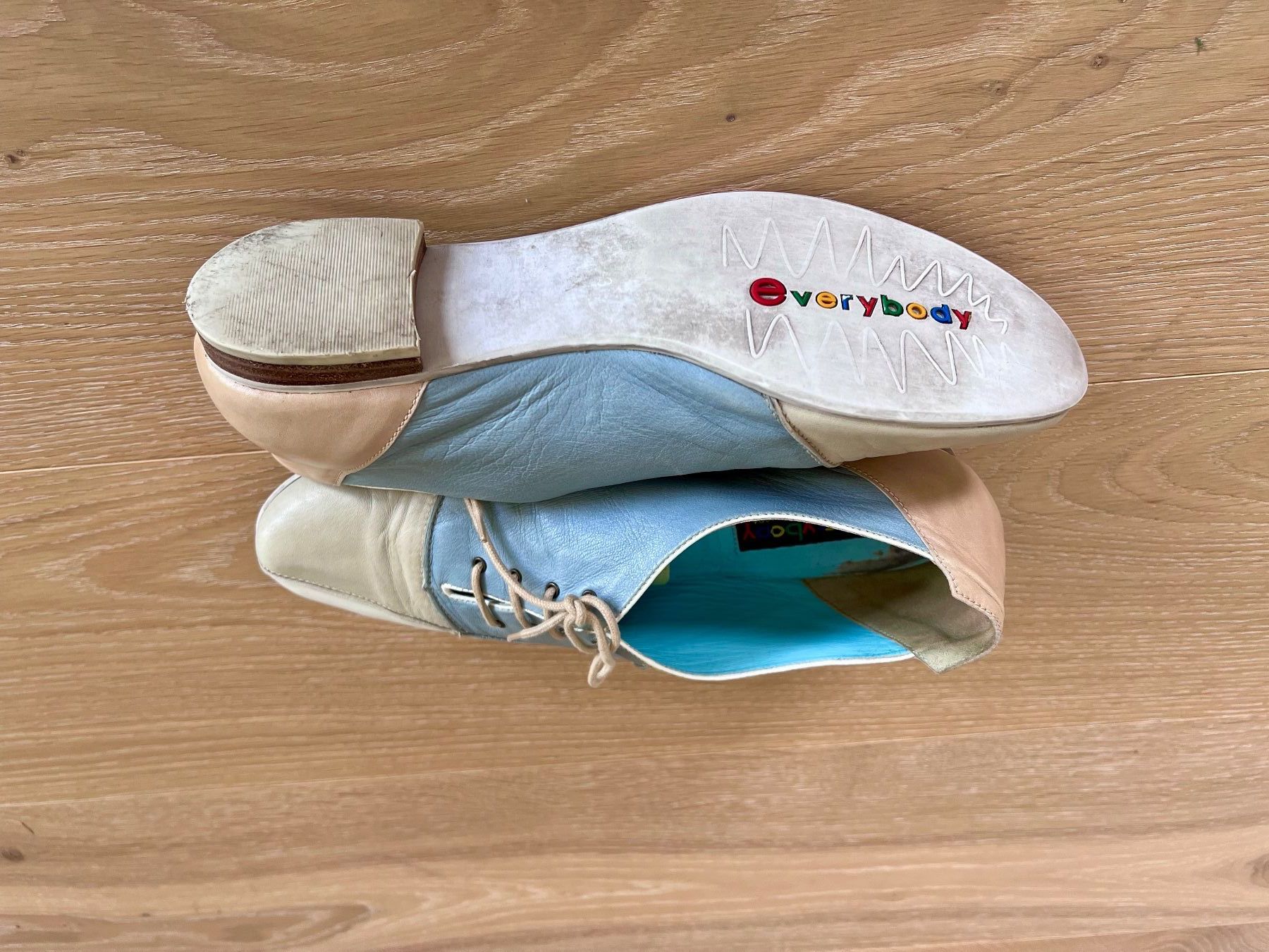 Damenschuhe: Damenschuhe Schnürer Patchwork Bunt Leder GR43 – Gebraucht aus Wallisellen von kar_6vlq 2