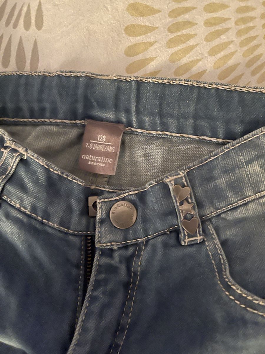 Pantaloni: Jeans fille 7-8 ans – Usato da MARLY venduto da AISLEE 2