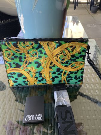 Versace Jeans Couture Clutch Tasche neu, Sommer Kollektion 2