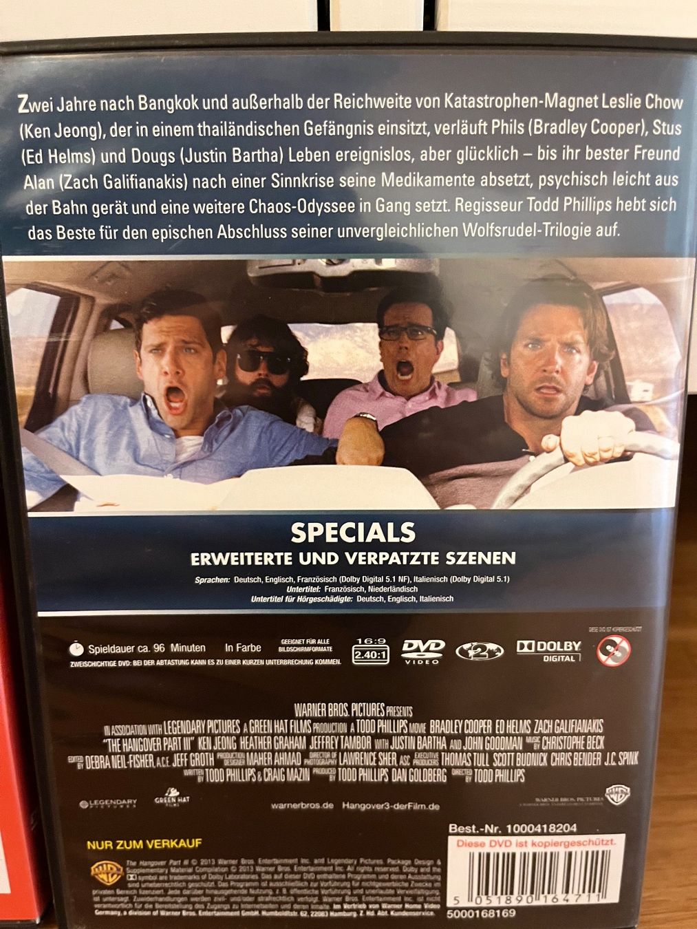 Tutti i DVDs: Hangover DVD 1-3 – Usato da Lauenen b. Gstaad venduto da Nagi1 6