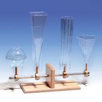 Kerzengiessen, Giessformenhalter Holz/Metal