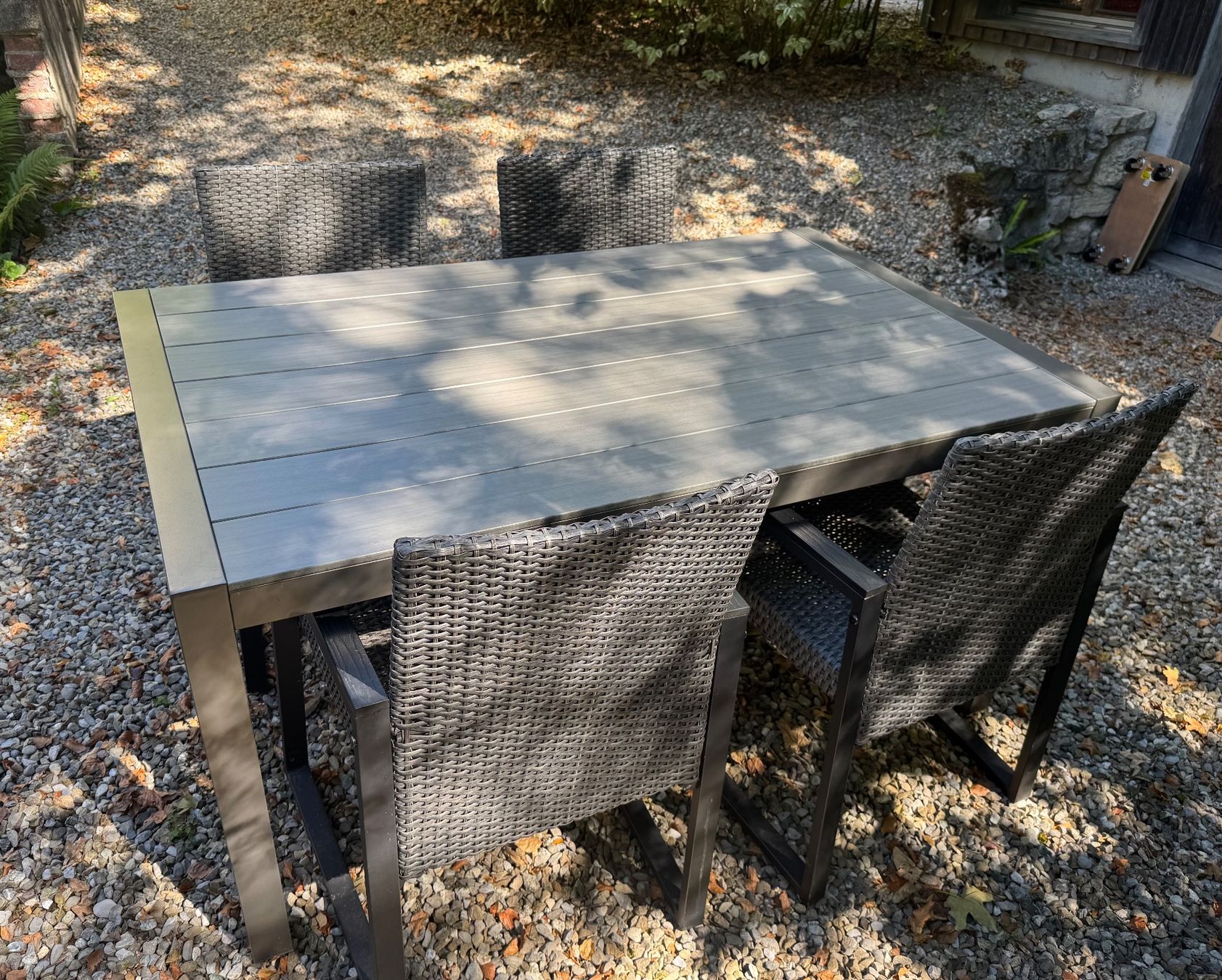 Tischset: Gartentisch mit 4 Stühlen – Gebraucht aus Rohr b. Olten von andi_5454 1