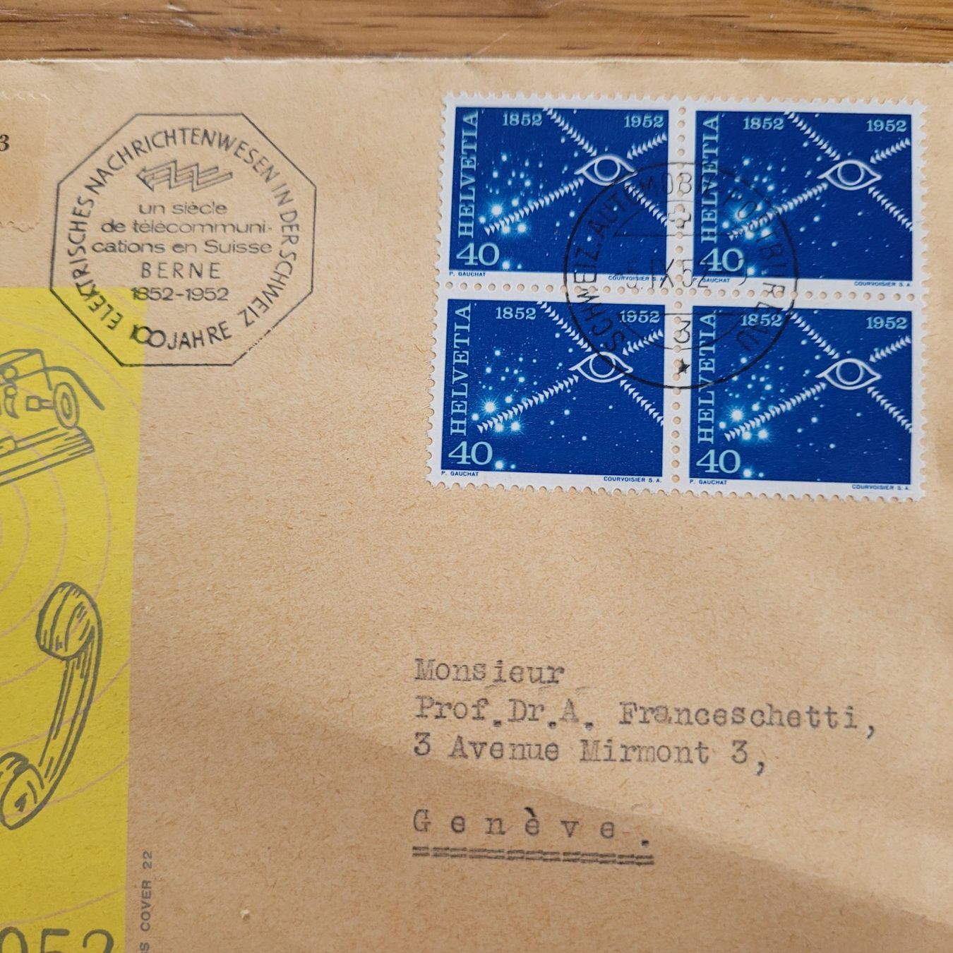 Tous les timbres: Dokument Genève 1952 – D'occasion à Biel/Bienne par Destockweb 1
