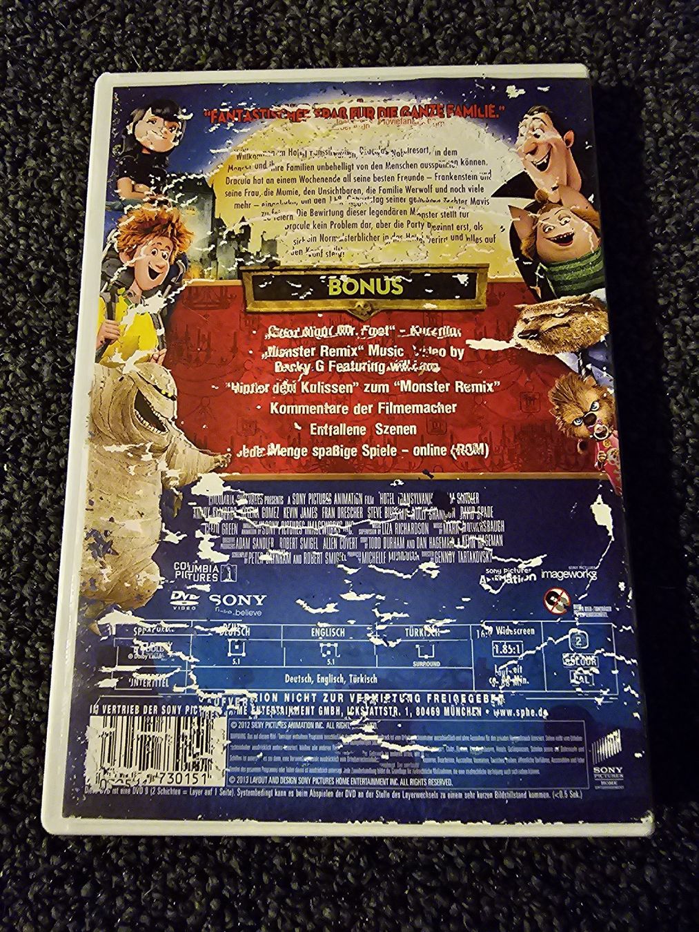Tutti i DVDs: Hotel Transsilvanien (14708) – Usato da Ruswil venduto da jan_bxl5 1