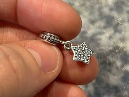 Pandora Charm Sternanhänger 🌟 mit Zirkonia-Steinen 🤍 Top!