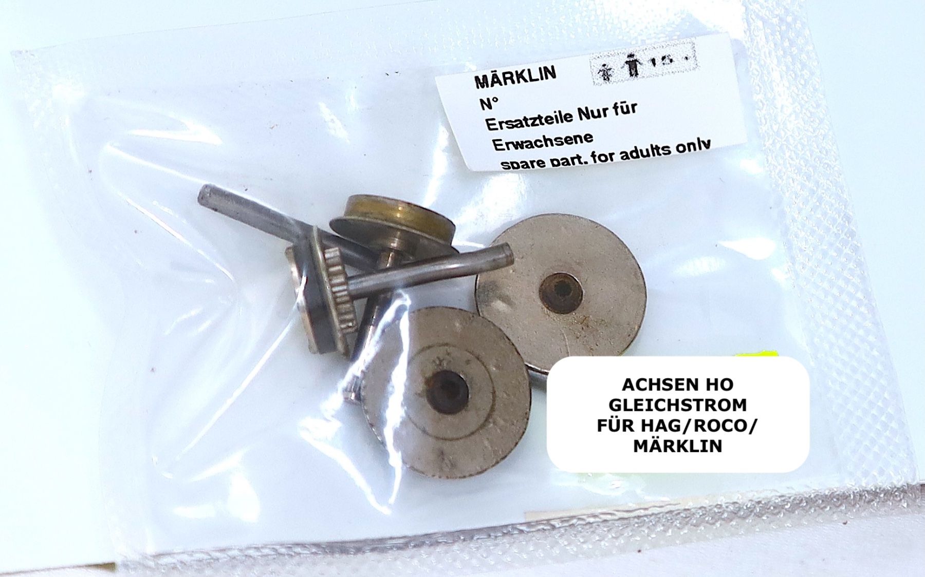 Hag Modellini di ferrovie: HAG Re4/4 ODER 6/6 NICHT ISOLIERTE ACHSEN IN H0 – Usato da Ipsach venduto da locky55