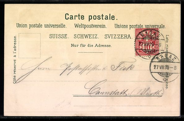 Cartes postales: Litho Bad Pfäfers, Partie an der Tamina – D'occasion à Berlin par bartko-reher 1