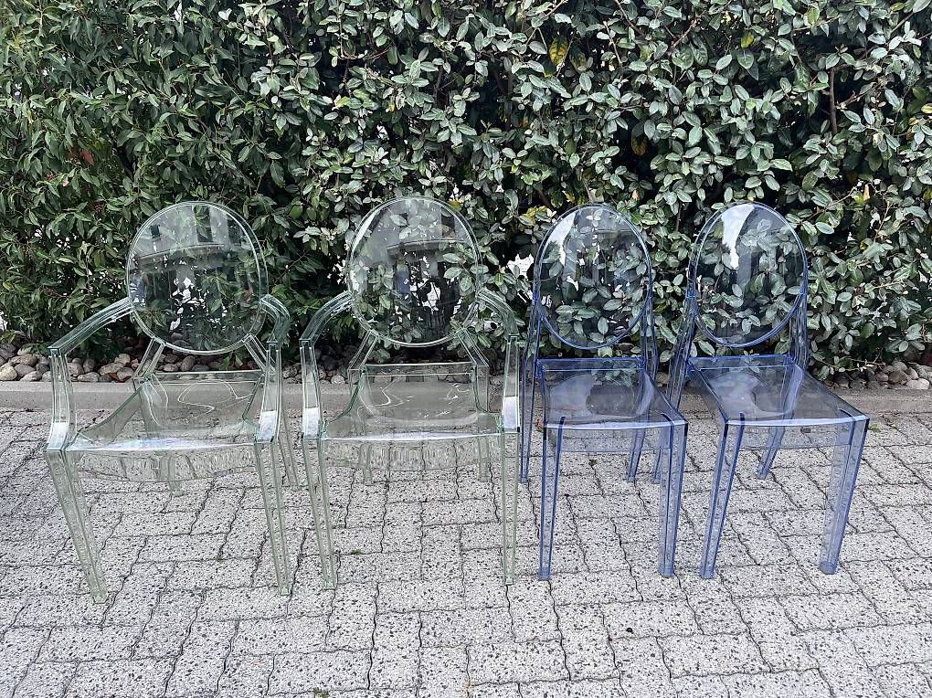 Sedie: Lot de 4 sièges Kartell – Usato da Nyon venduto da Paquerettes