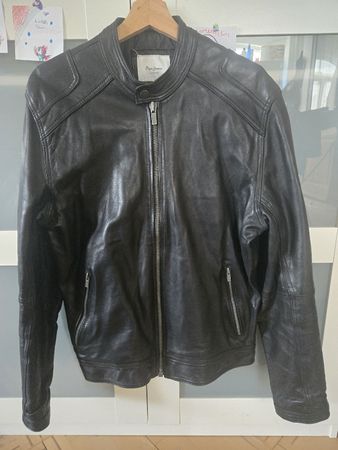 Veste en cuir véritable Pepe Jeans taille M