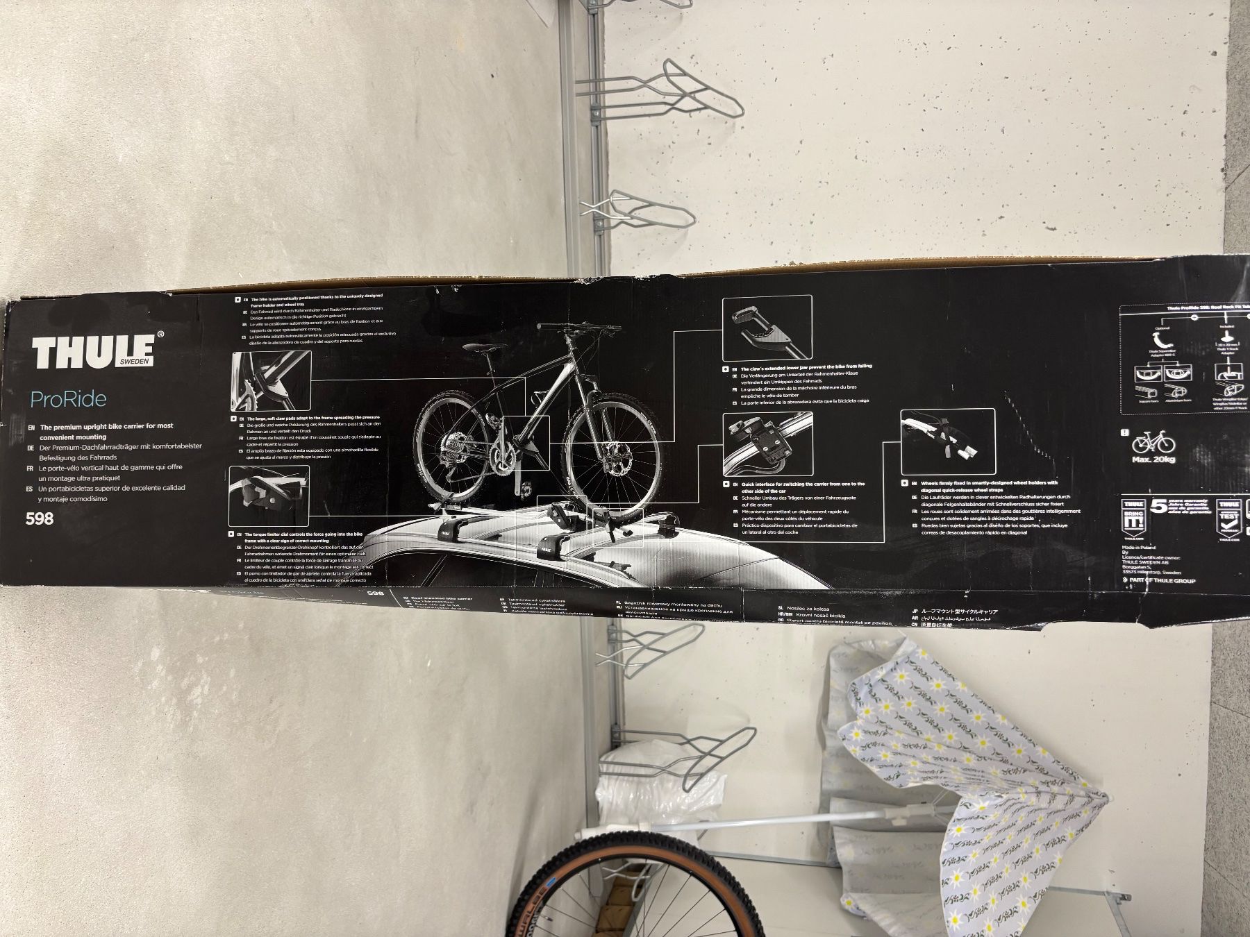 Thule Dachträger: Thule ProRide 598 Silver - NEW – Neu und originalverpackt aus Meilen von LukeSal 1