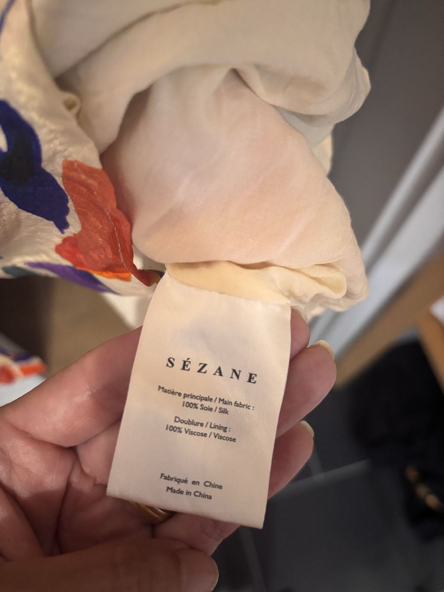 Sezane Kleider: Sézane Robe 100% Soie 36 – Gebraucht aus Constantine von boukledor 3