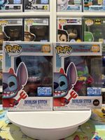 Funko Pop! Disney Devilish Stitch #1701 Normal and Chase