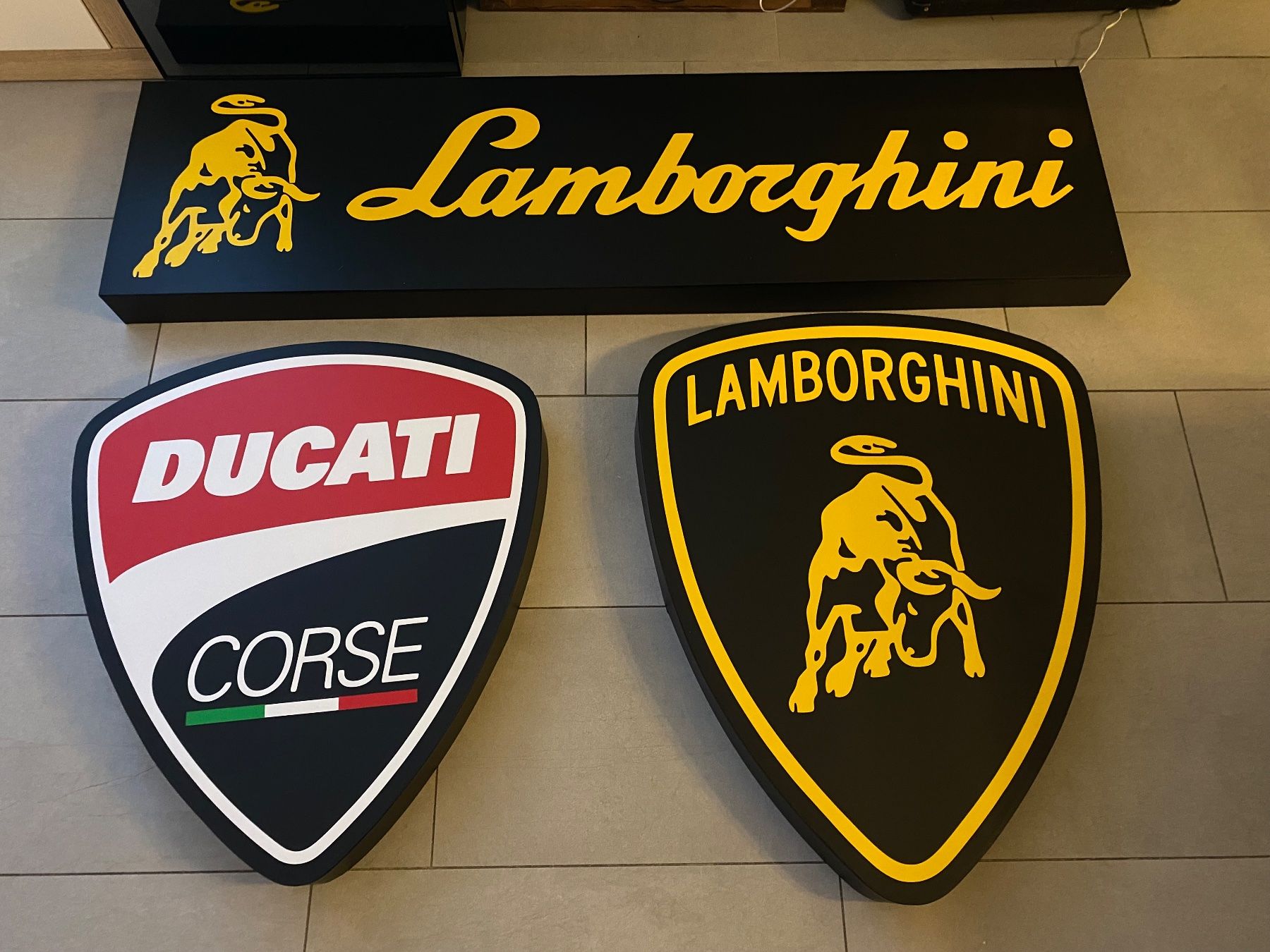 Lampen: Enseigne lumineuse Lamborghini – Neu (gemäss Beschreibung) aus Chevroux von alex911 1